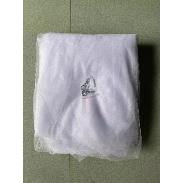 Mosquito Net For Double Bed, White, 210 X 190 X 240 Cm