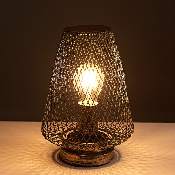 1 Piece Creative Wire Mesh Night Light Home Decor Light Geometric