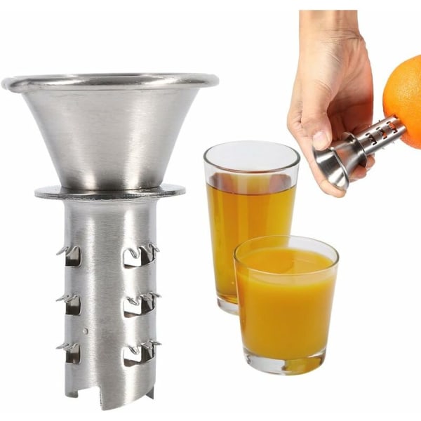 Manuell Juicer, Orange Citron Lime Silver Rostfritt Stål Juicer Ki