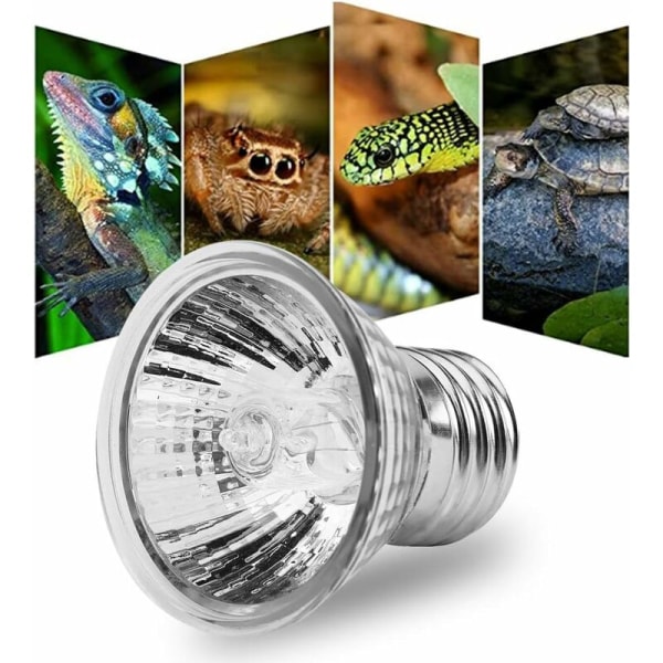 Skildpadde varmeafgivende lyspære E27 lampe til krybdyr og amfi