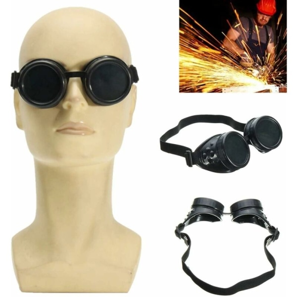 Professionell Schweißhelm, Steampunk-Schweißmaske Schneidbrille Sc