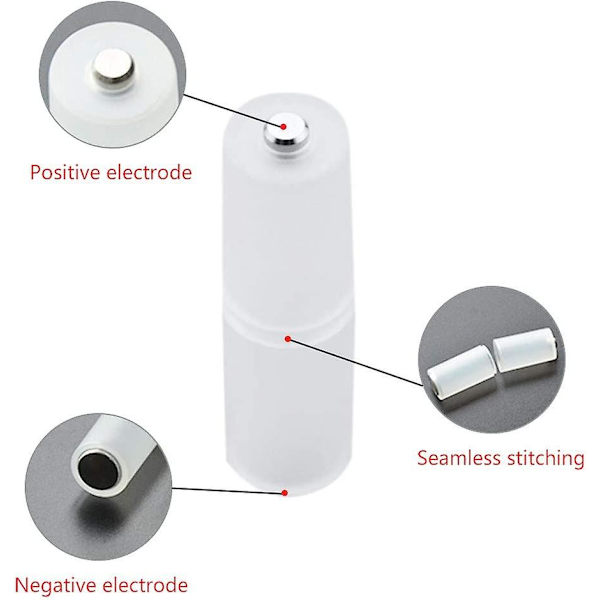 4 st Cell Batteri Adapter Konverter Plastfodral Växlare För Aaa Till