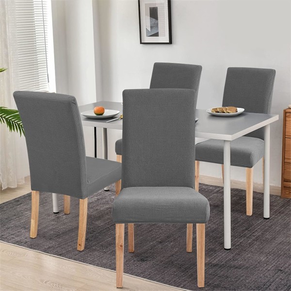 Stolskydd Set om 4 Stretch Stolskydd Modern Stolskydd Ela