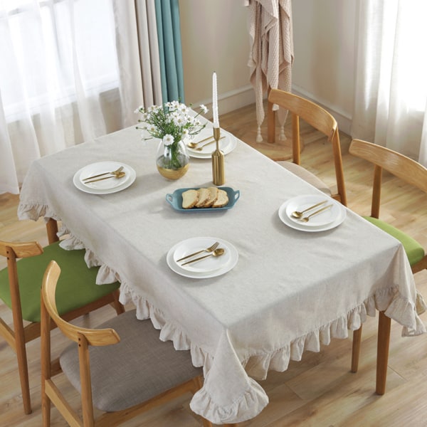 1pc Pretty Table Cloth Table Cover for Kitchen Dining Table Decor