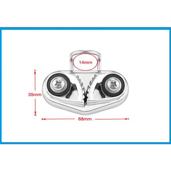 Båd Cam Cleat, Båd Cam Cleat med Drivring, Spejlpoleret