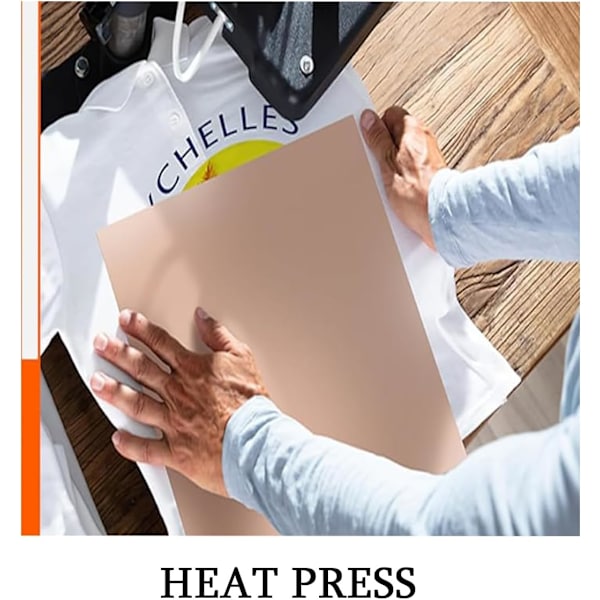 Teflonark för värmepress - 2-pack Non Stick ugnsfolie Teflonark Re