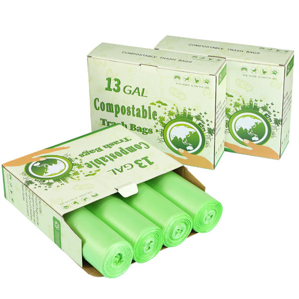 60-pack sopsäckar rivbeständiga matavfallspåsar 60*80CM