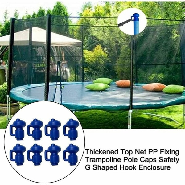 Beskyttende endestykker Trampolin endestykker 6 stk. Stangendestykker til Tr