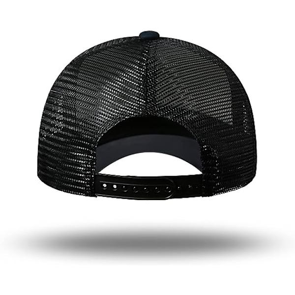 Amerikansk flaggtruckerkeps - Snapback keps, basebollkeps för män kvinnor - Andningsbart nät på sidan, justerbar passform - För vardagskläder