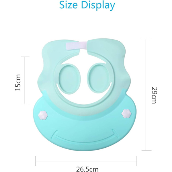 Baby Shower Hat, Baby Shower Visor Bad Justerbar Barn Sim Cap Dusch Chi