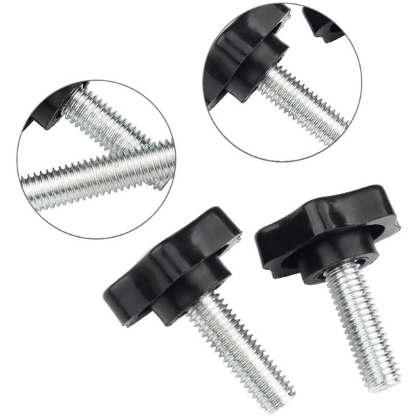 10 Pieces Plastic Thumb Screws Thumb Screws for Machine Tools and