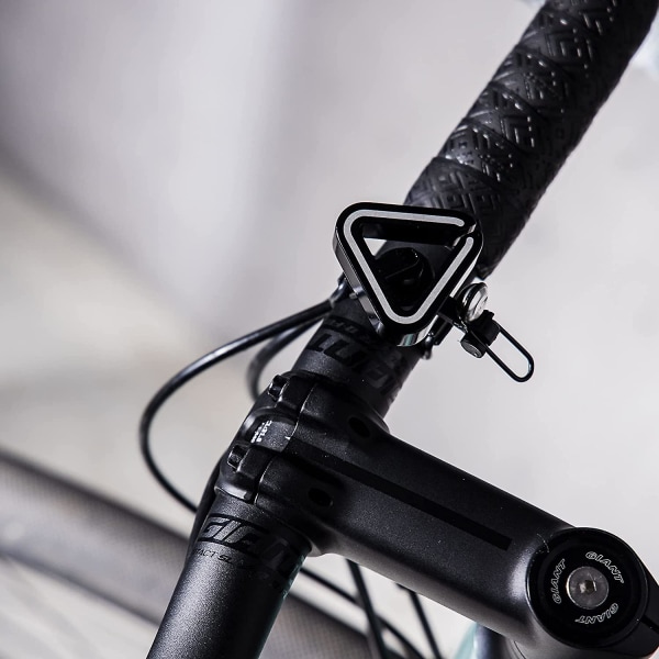 Klassisk triangulär cykelklocka - Cykelklocka i aluminiumlegering för mountainbikes