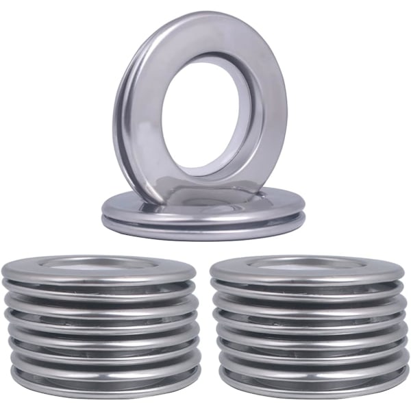 10 st Gardinöljetter, 42 mm Innerdiameter Metall Gardinringar med Öljetter