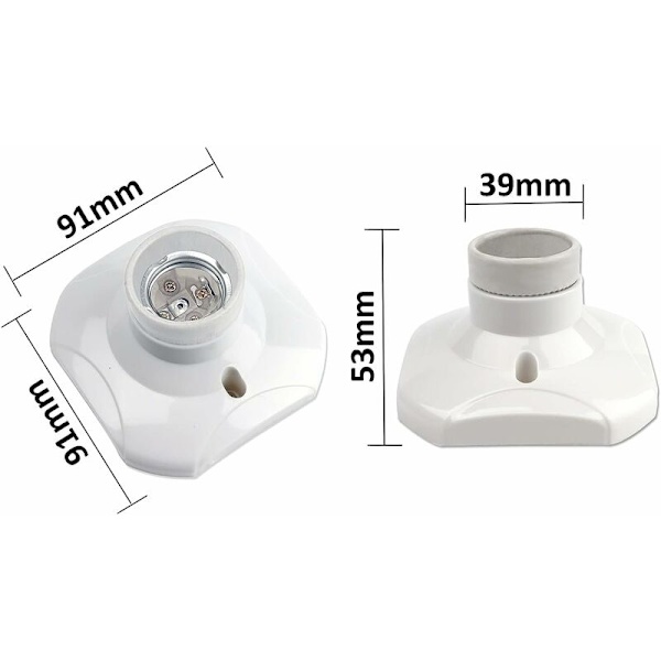 E27 Skruv-i Takuttag, E27 Garageuttag, AC 220-240V, LED