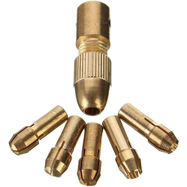 14 st 0,5-3 mm Liten elektrisk borrchuck Mikro-Twist Spännchuck Chu