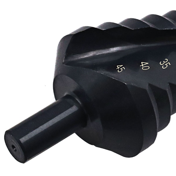 Spiral Nitriding Multi-hole Cutter Step Drill Bit 10mm-45mm Total