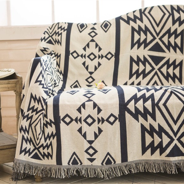 Sofföverdrag Dekorativt Stolsöverdrag för Soffa Säng (180x180CM)