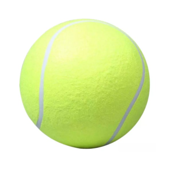Stor hundetennisbold - stor kæmpe oppustelig tennislegetøj til kæledyr Udendørs/indendørs sport Overdimensioneret hundelegetøjsbold til små/mellemstore/store hunde sjov gave