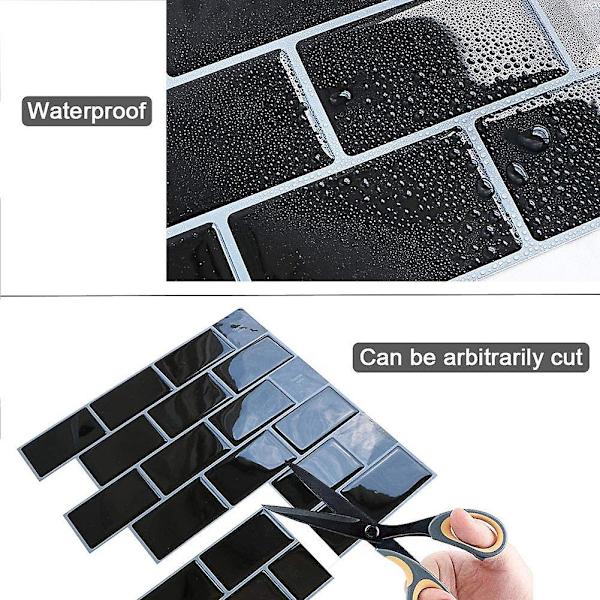 Kök & Badrum Lim, Faux Tile Lim Vägg Vit Creden