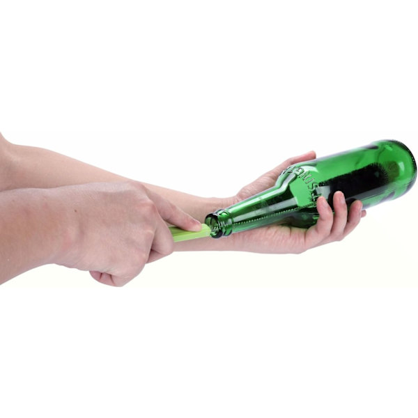 Extra lång flaskb borste, smal flasktvätt flaskb borste (öl, vin, kombucha, 40 cm)