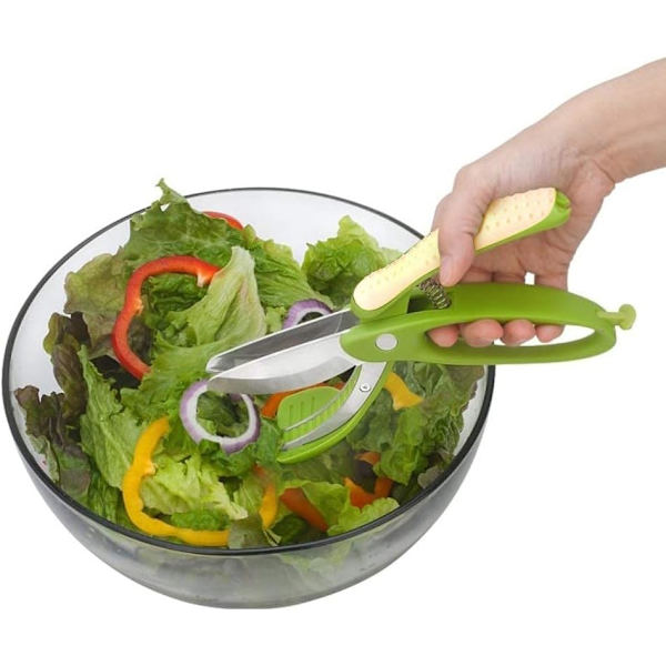Salladssax Hacka Tång Tunga Köksredskap Sallad Hacka Salladstång Grönsakshackare Romaine Sallad Kött Hackare Veggie Hackare Köksredskap Kökstång