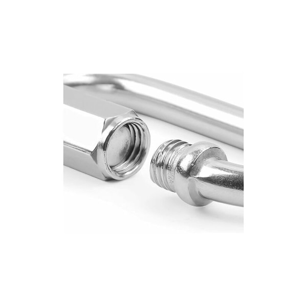 Maillon Rapide Rostfritt Stål M6 Skruvgrind Karabiner (8-pack) -