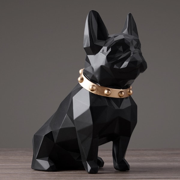 FRENCH BULLDOG Realistisk Figur Figur Statue Hjemmeindretning