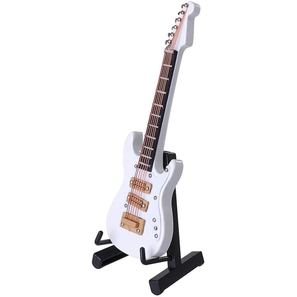 Mini Guitar Model Simulering Elektrisk Guitar Musikinstrument M