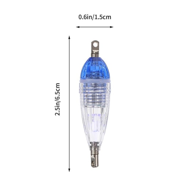 3 kpl 6cm8g hohtavaa kalalokalaitinlamppua Uusi Led-valo Luova kala