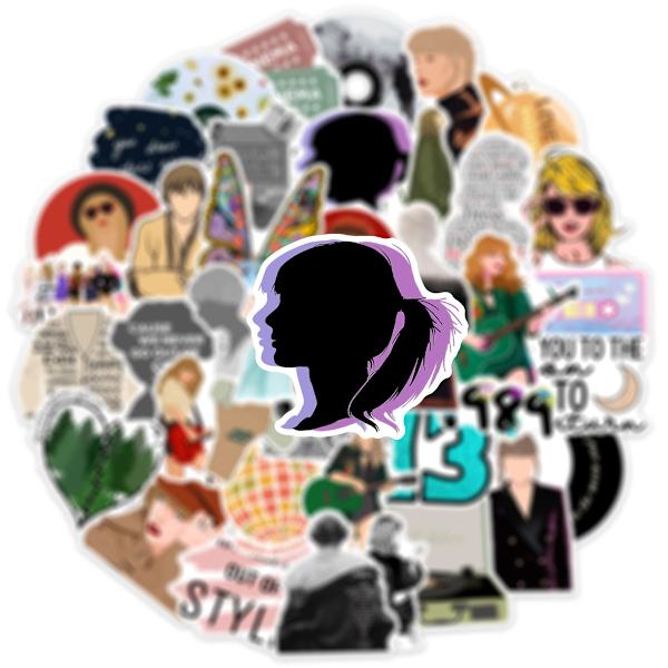 50 st Taylor Swift Graffiti Stickers Laptop Skateboard