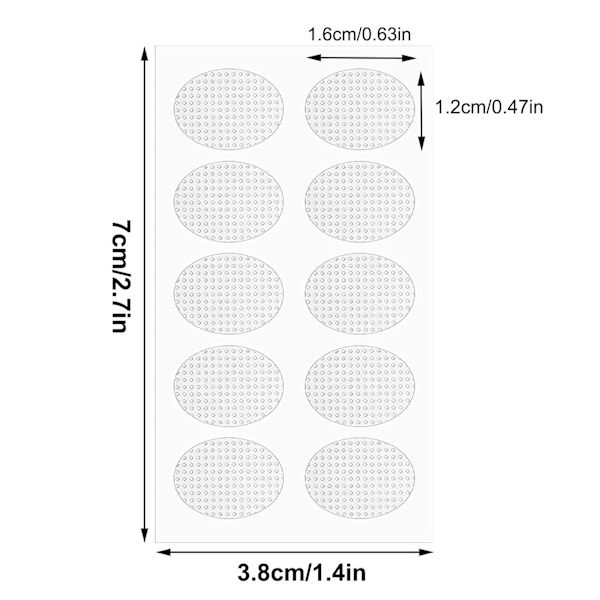 300 st Ear Lobe Support Patches för tunga örhängen, andningsbara örhängen Support Pads Large Earring Patches Heavy Earrings Stabilizers