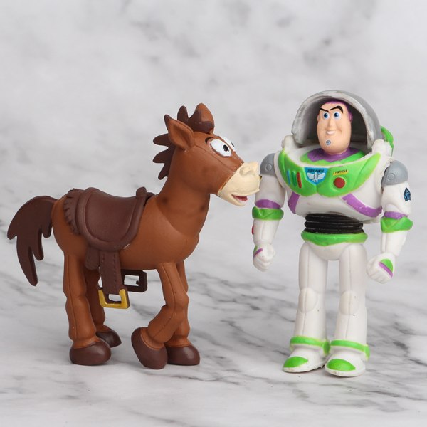 7 Toy Story 4 Woody Triss Buzz Lightyear Fork Big Duck Rabbit Brother Doll Modell Prydnad