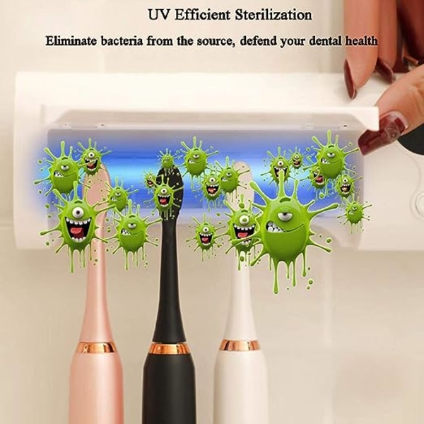 UV-tandborsthållare, smart induktionssterilisator för tandborstar