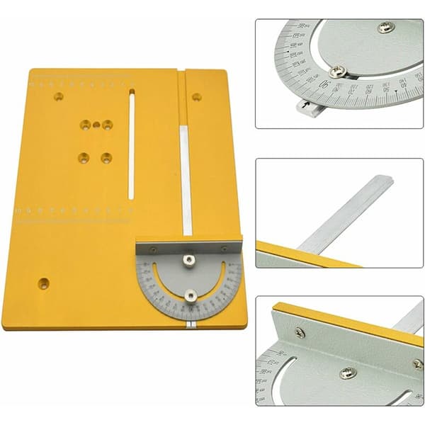 Mini Universal Rundbord Vinkel Sav Lineal Holdbar DIY Træbearbejdning
