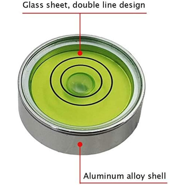 Universell horisontell metallvattenpass 25 x 10 mm