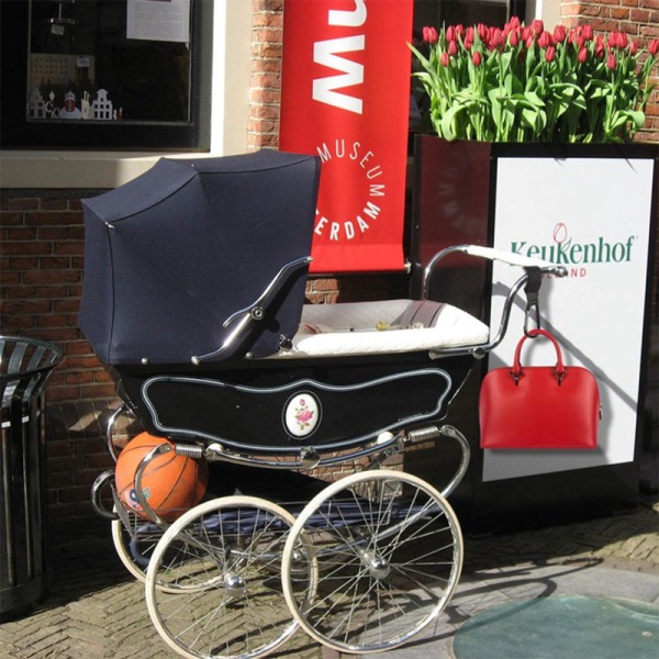 Krokar för barnvagnar krokar för barnvagnstillbehör för babyvagnar kardborrebandskrokar (2 stycken)