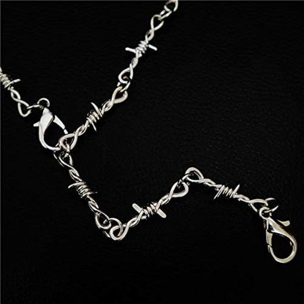Punk Thorns Halsband Pojkar Hip Hop Rock Smycken (Stålfärgat Halsband)