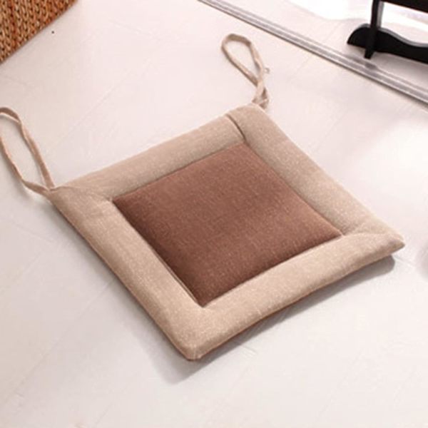 Sittkudde Stolsdyna med band Trädgård Köksstolsdyna Dynor med remmar för inomhus utomhusträdgårdskontor Vardagsrum 40X40cm