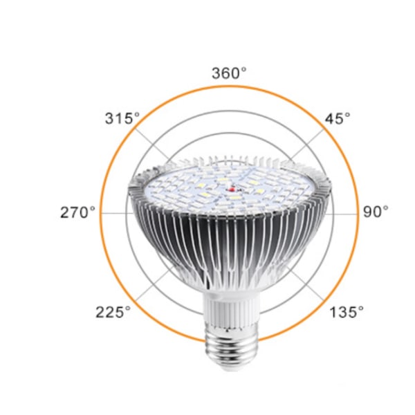 Växtljus, 50W LED E27 Växtlampa, LED-växtlampa inomhus
