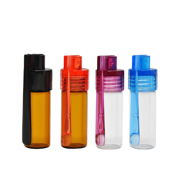 4-pack kryddpulververktyg med sked inuti med mikrotratt 51 mm