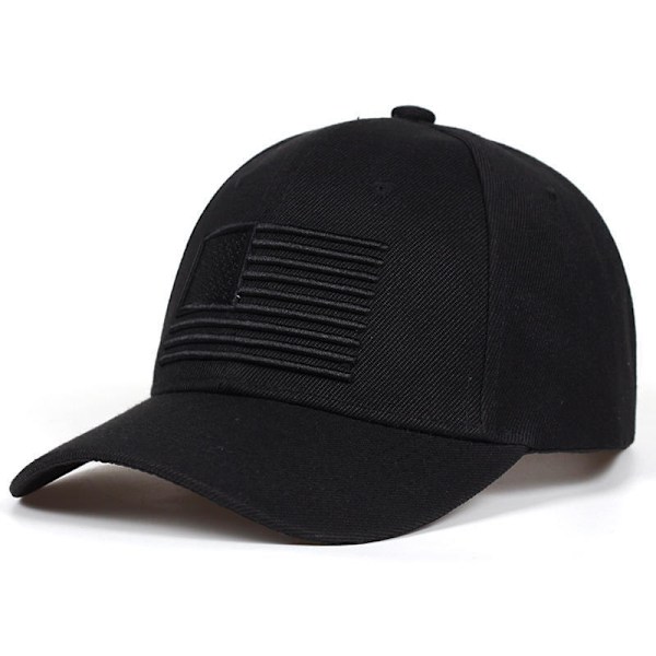 Amerikansk flaggtruckerkeps - Snapback keps, basebollkeps för män kvinnor - Andningsbart nät på sidan, justerbar passform - För vardagskläder