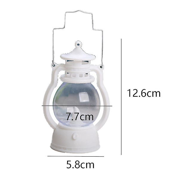 Mini Lyktor 2st Led Små Lyktor Bärbar Retro Fotogenlampa