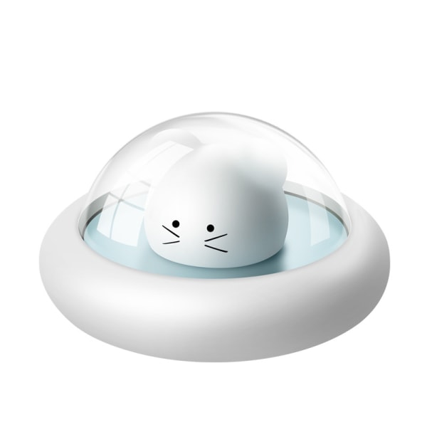 Nattlampa i form av en tecknad söt mus, ögonskyddande bordslampa, uppladdningsbar