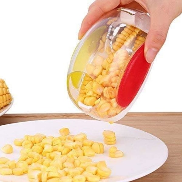Majspskalare, Majspskalare, Majsskärare, Majskolv, Snabb Majskolv Remover, Köksredskap med Handskydd, Majsstrippningsverktyg