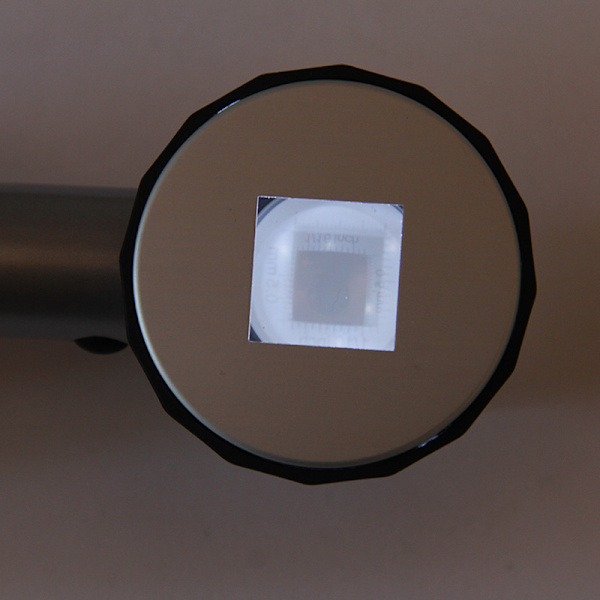 10x optisk förstoringsglas med inbyggd LED-lampa med mätskala