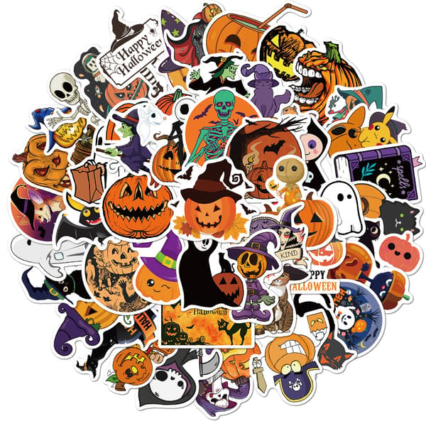150 st Halloween Doodle Stickers Roliga Present Anime Stickers DIY