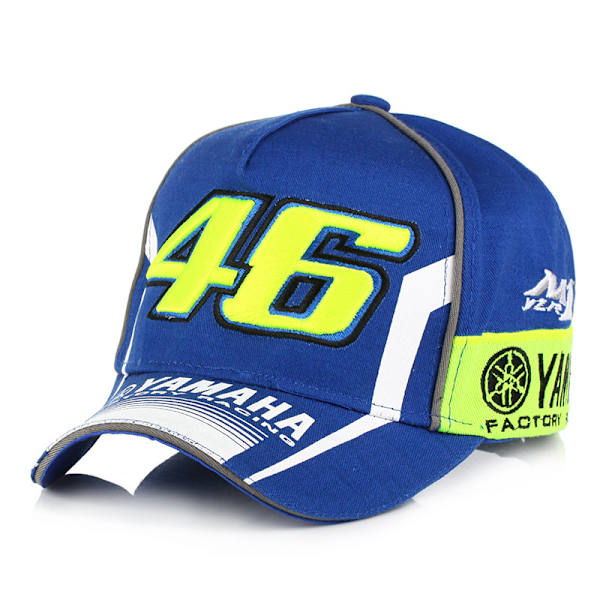 Svart hatt - Röd - för ymha - Auto Moto GP Moto Racing f1 keps，Blå