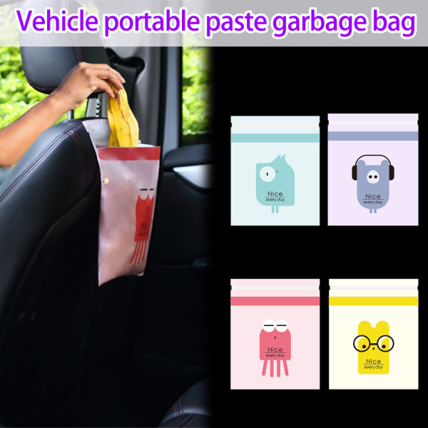 Komposterbara sopsäckar 10 liter x 100 biologiskt nedbrytbara sopsäckar för t