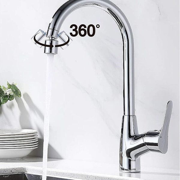 22mm Vattenbesparande Kökskran Aerator Dubbel Funktion 360 Grader
