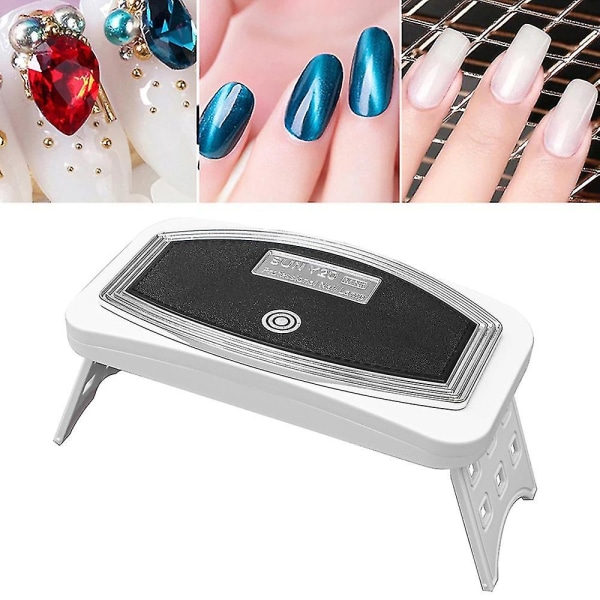 Mini Foldable Nail Enhancement Lamp Nail Art Diy Bake Light Manic